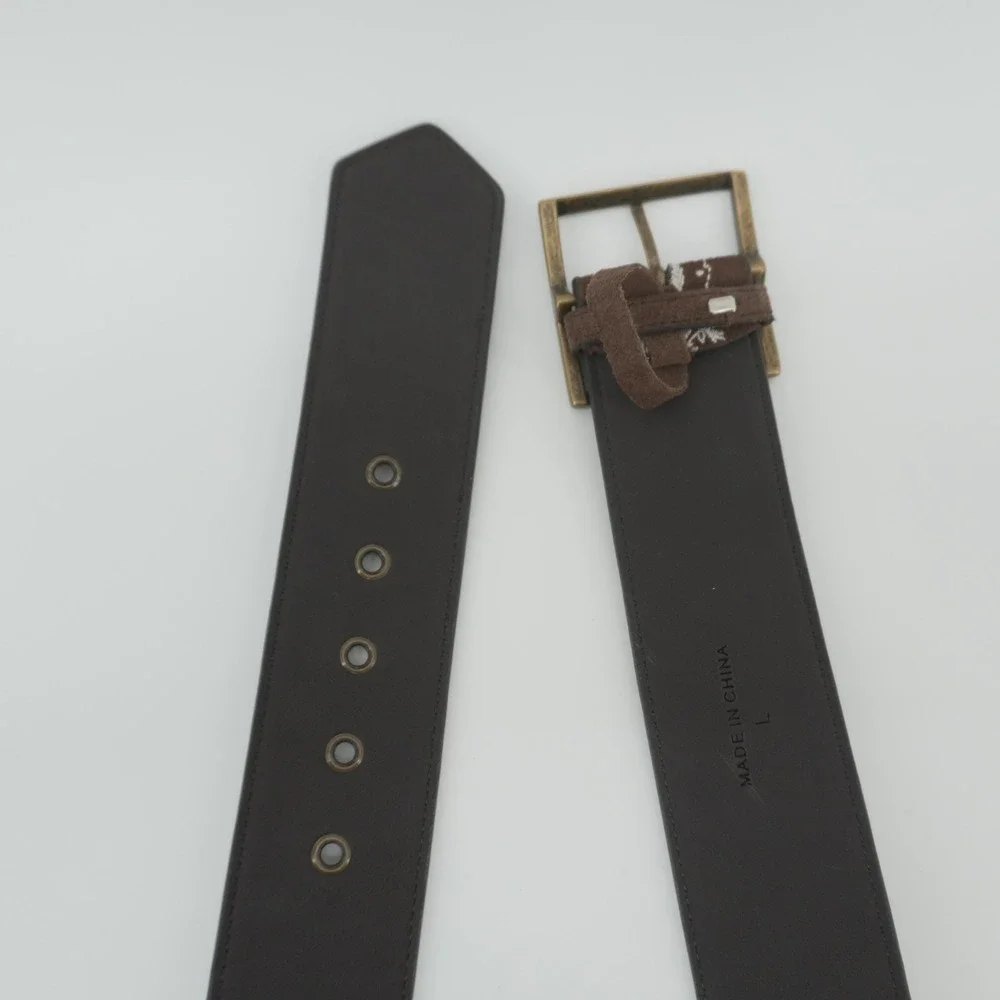 Floral Embroidered Belt Womens Large 34